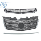 Complete Front Grille Set with Chrome Accent for Cadillac CTS (2008-2011)