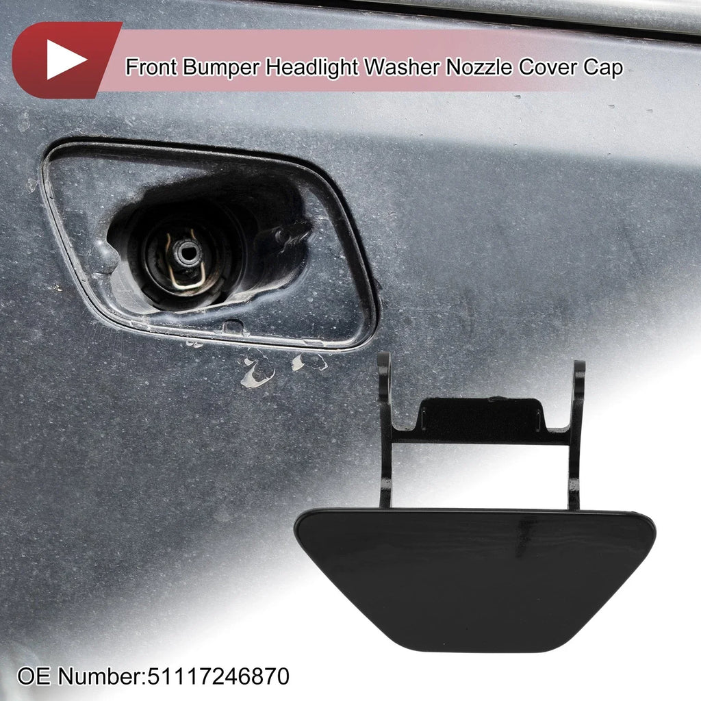 Bumper Headlight Washer Nozzle Cover Cap for BMW 528i (2012 - 2013)