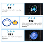 Engine Start Stop Button Cover Kit for Ford Explorer Hybrid (2020–2023) - Blue 723115121216