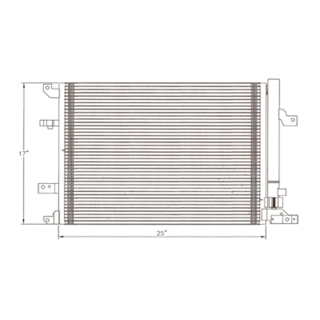 Replacement A/C Condenser Repair Part For 2005-2009 Volvo S60