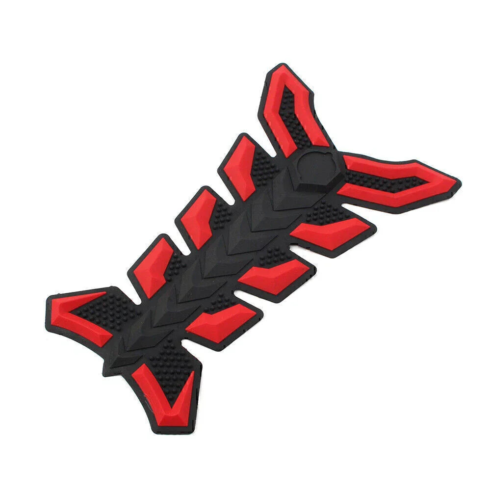 3D Fish Bone Decal Sticker Protector for Universal Motorcycle Fuel Oil Tank