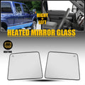Set of 2 Heated Tow Mirror Glass for Ford Super Duty F250 F350 F450 (2008–2016)