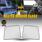 Set of 2 Heated Tow Mirror Glass for Ford Super Duty F250 F350 F450 (2008–2016)