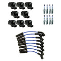 Set of 8 Ignition Coil Wires & Platinum Spark Plugs for Camaro Corvette