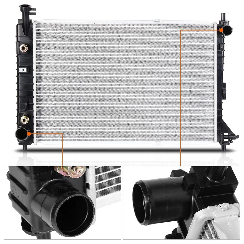 Aluminum Cooling Radiator for Ford Mustang 1997–2004 3.8L/3.9L AT DPI-2138