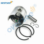 Piston Set (0.5MM O/S) + 351-00014-1 for Tohatsu 9.9HP 15HP Outboard