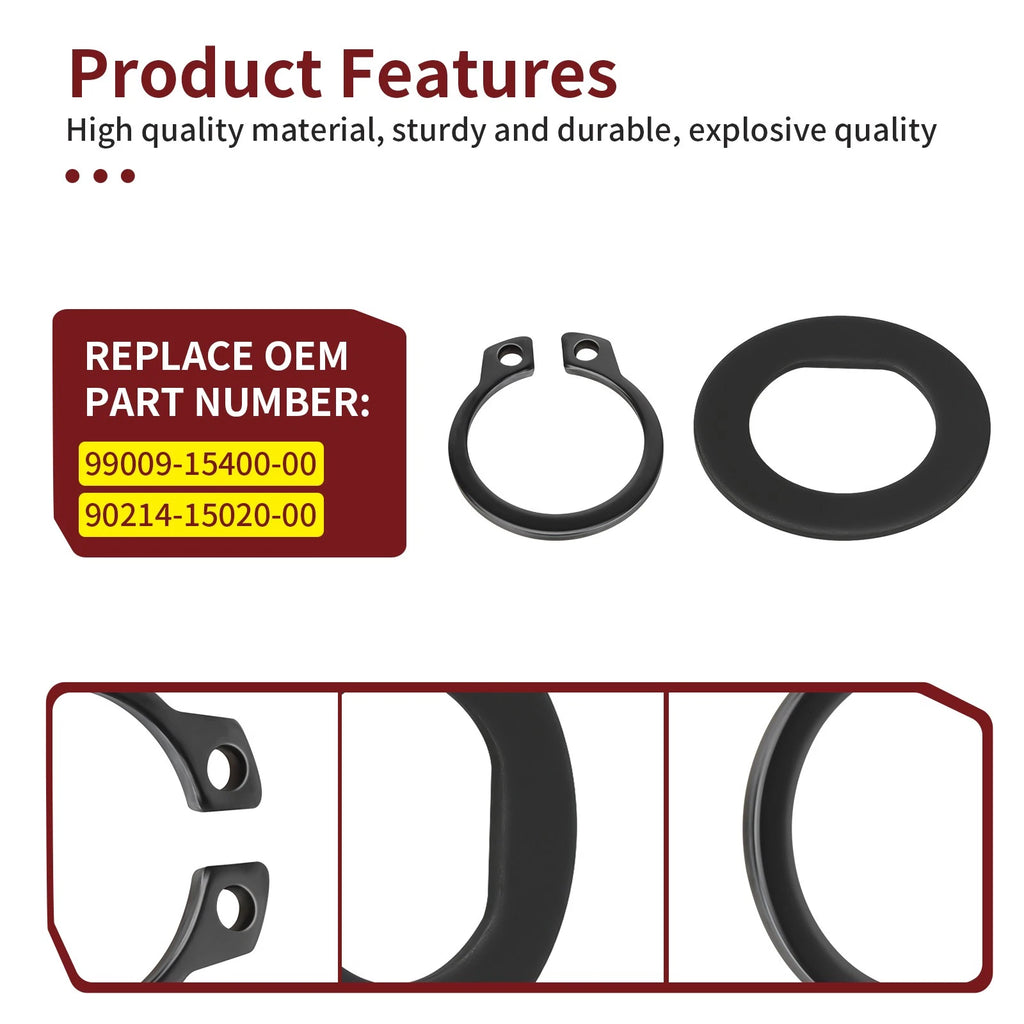 Idler Gear Circlip & Washer for Yamaha Banshee 350 (1987–2006)