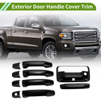 Exterior Door Handle Cover Trim for Chevrolet Colorado (2015–2023) Black