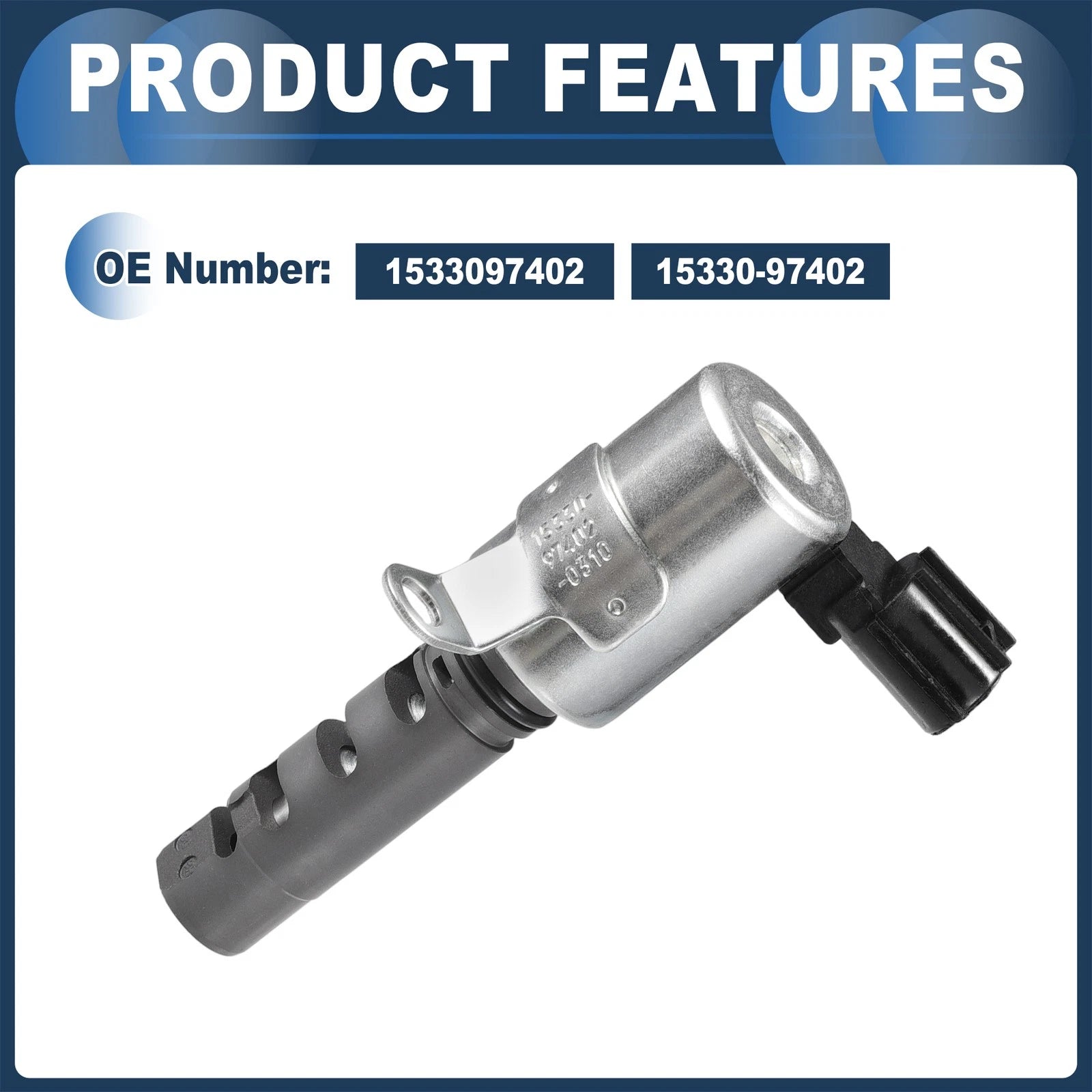 2X VVT Solenoid Valve for Toyota Avanza (No. 15330-97402)