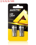 2X T10 LED License Plate Light Bulbs for Universal Vehicles
