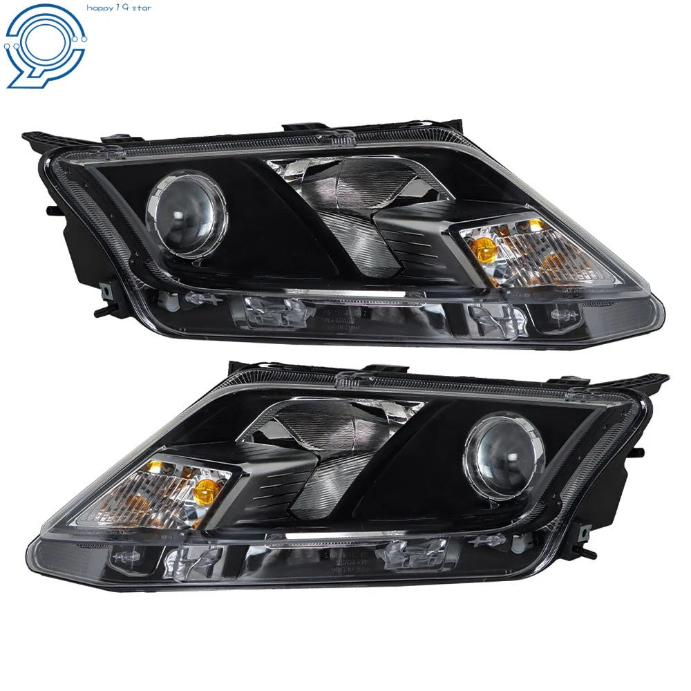2X Halogen Headlights for Ford Fusion (2010-2012) Chrome