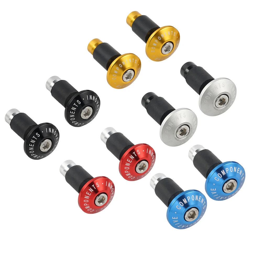 7/8" Aluminum Handlebar End Caps for Suzuki GSXR600 GSXR750 GSXR1000 GSXR1300