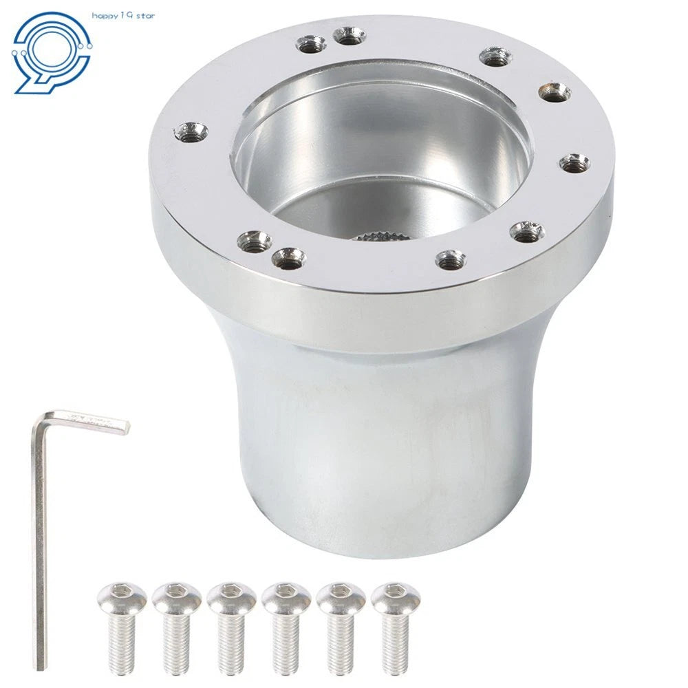 Steering Wheel Hub Adapter for EZgo RXV/TXT Golf Cart (2008–2023) Chrome