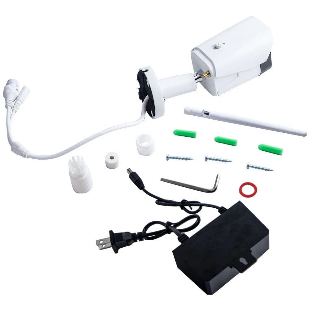 Wireless Security IP Camera Full HD 1080p with E-Message Alerts, 4 IR LEDs