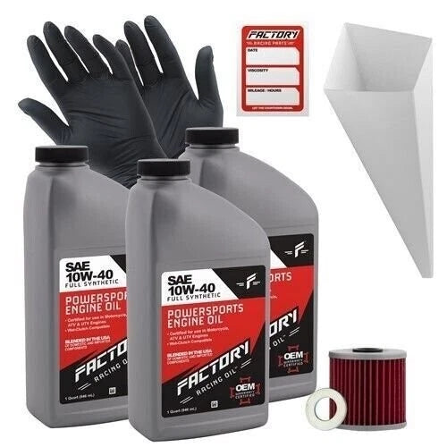 3Qt Oil Change Kit for Kawasaki KLF220 KLF250 KSF250 (1990–2006)
