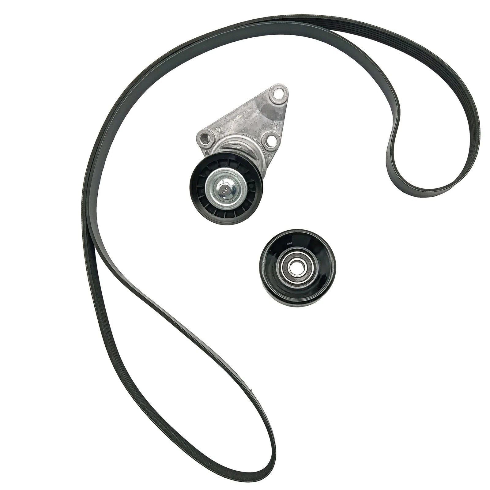 Serpentine Belt Tensioner Pulley Kit for Chevy Silverado GMC Sierra (2007–2014)