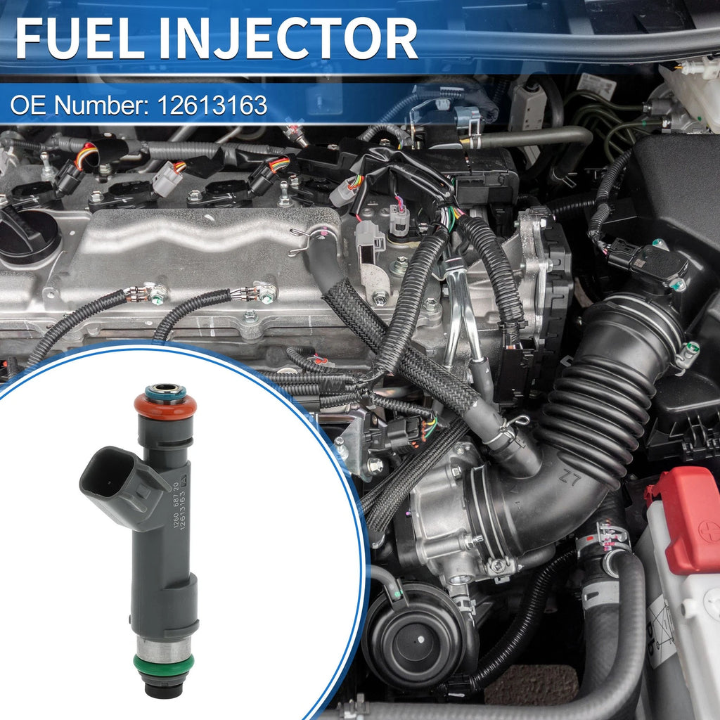 Fuel Injector No. 12613163 for Chevrolet Malibu 2.4 (2008–2012) 1 Pc Gray