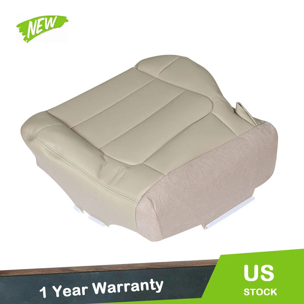 Driver Bottom Seat Cover for Ford F250 F350 Super Duty (2002–2007) Beige