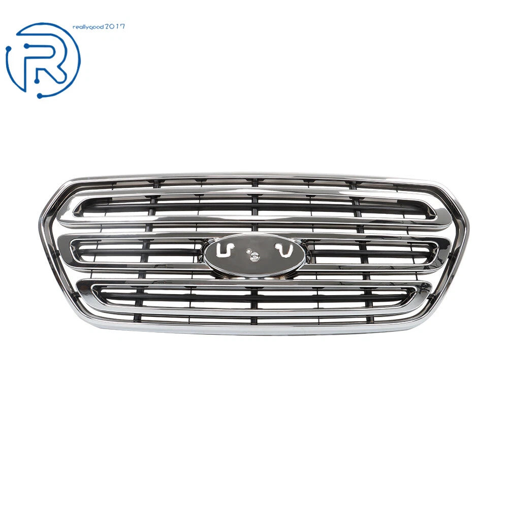 Front Upper Grille for Ford Transit Van (2015-2019) Black Chrome