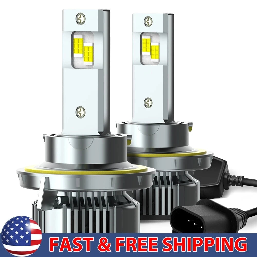 2X H13 LED Headlight Bulbs for Dodge Ram 1500 2500 3500 (2006–2012)