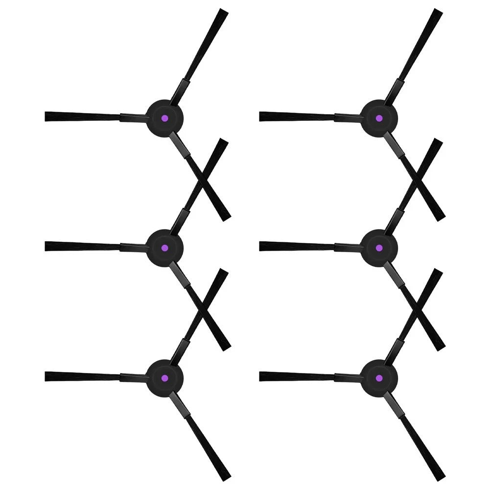Set of 6 Side Brush Replacements for Cecotec Conga X70 (2017–2023)