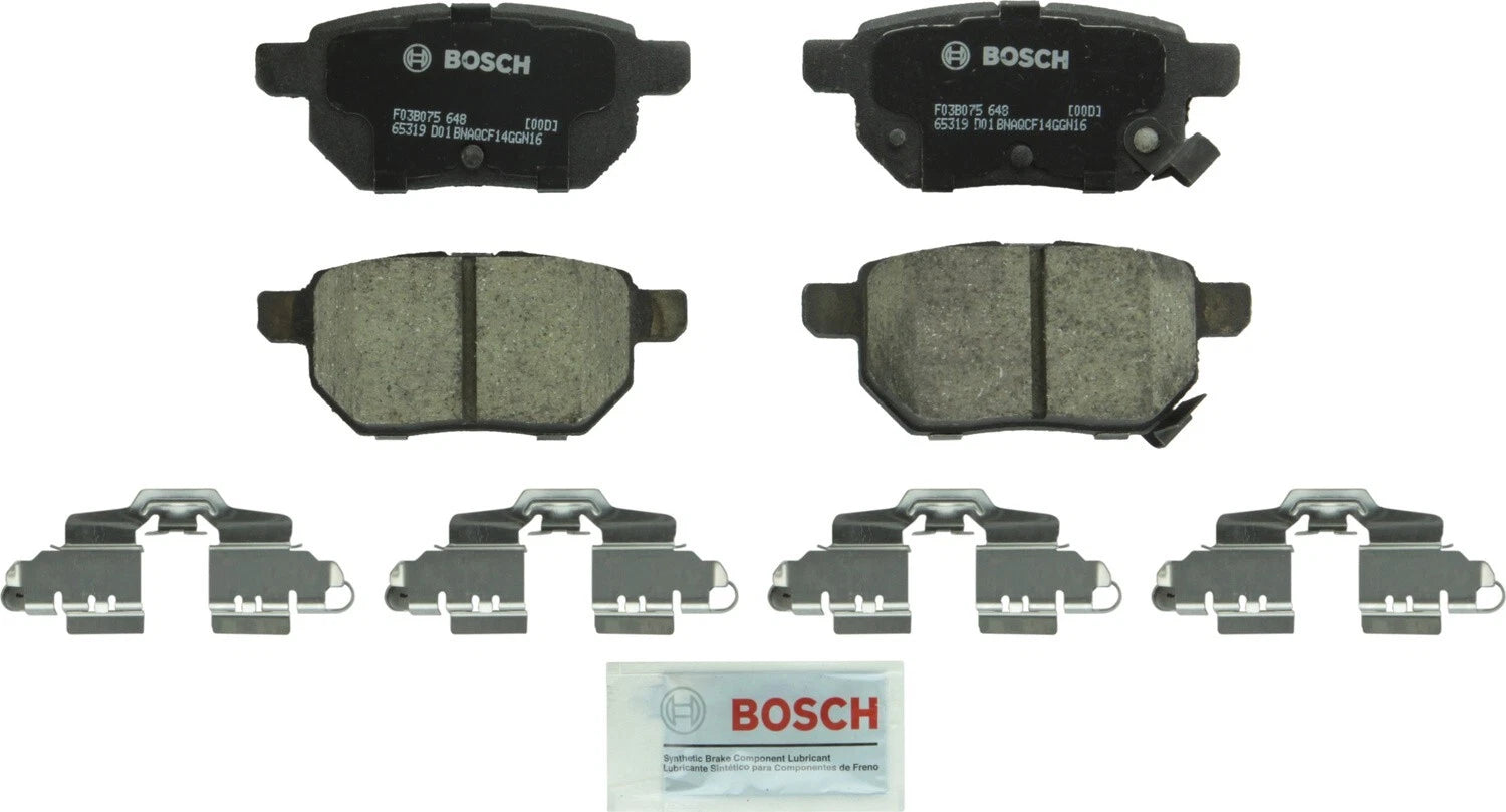 Rear Brake Kit 259mm Rotors & Bosch Ceramic Pads for CT200h, Corolla, Matrix, Prius (2011–2013)