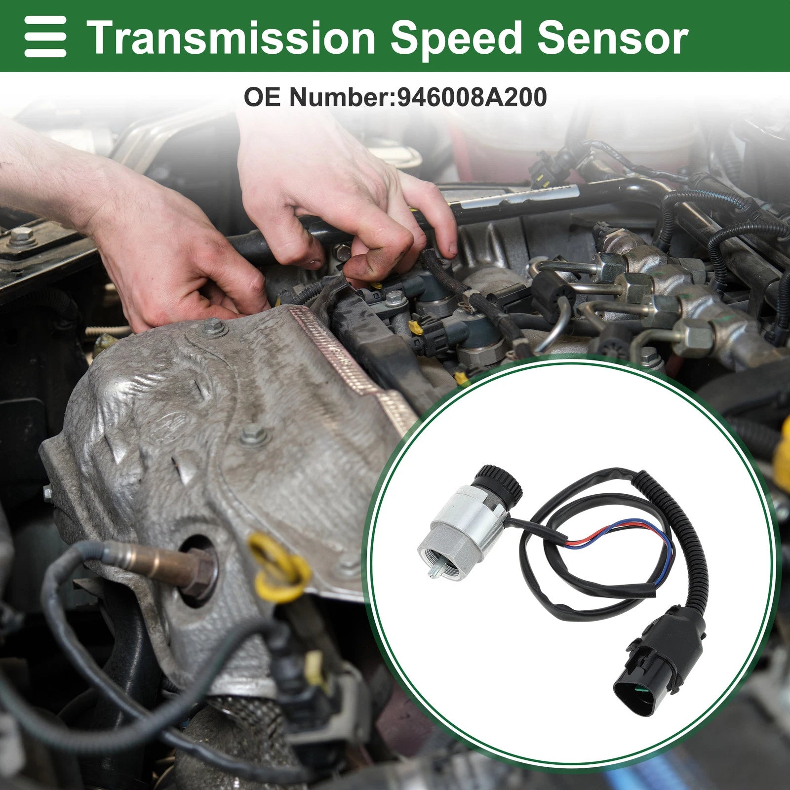 1 Pc Transmission Speedometer Speed Sensor No.946008A200 for Hyundai HD1000 