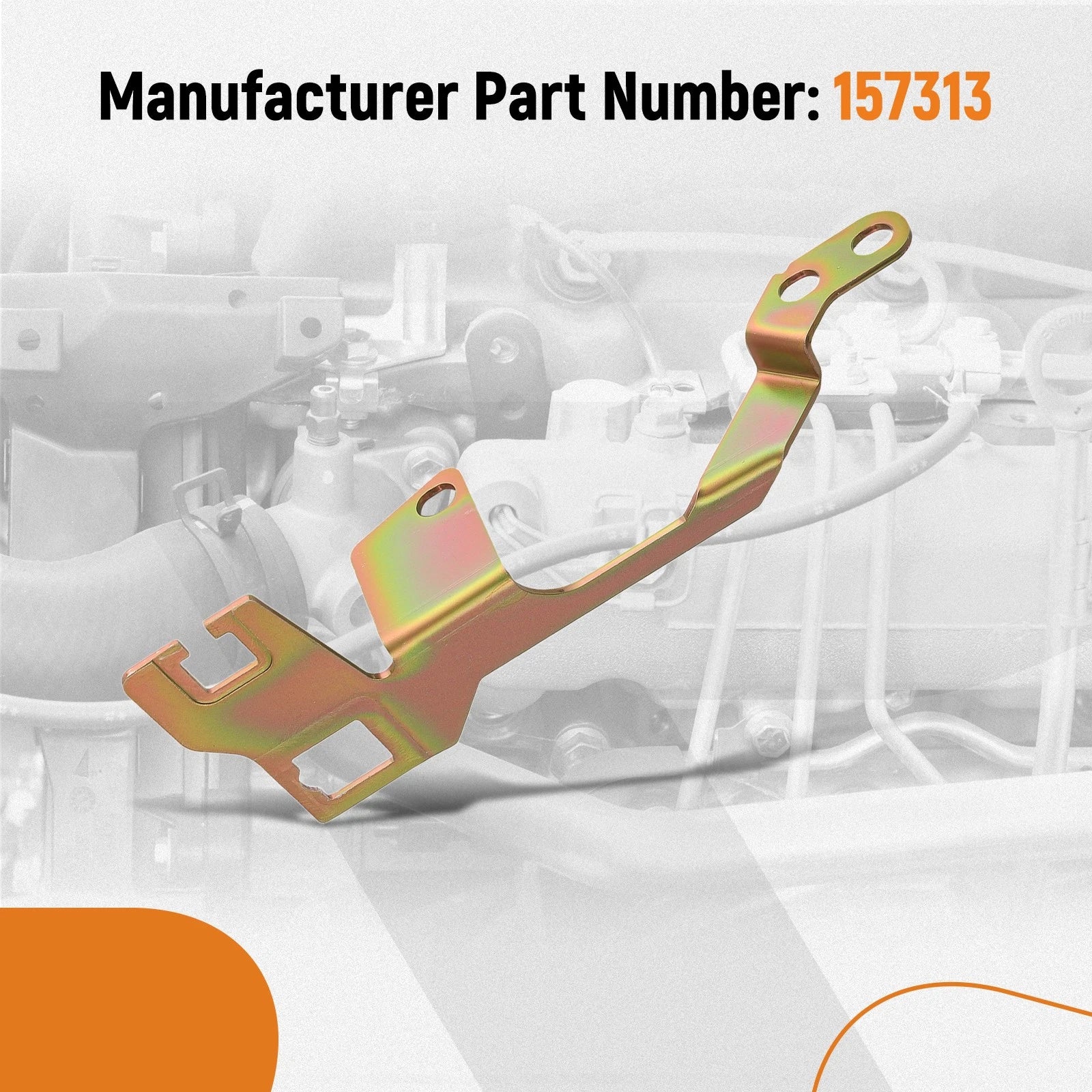 Carburetor Mounting Kit for Edelbrock Performer Thunder Series (1979–1983)