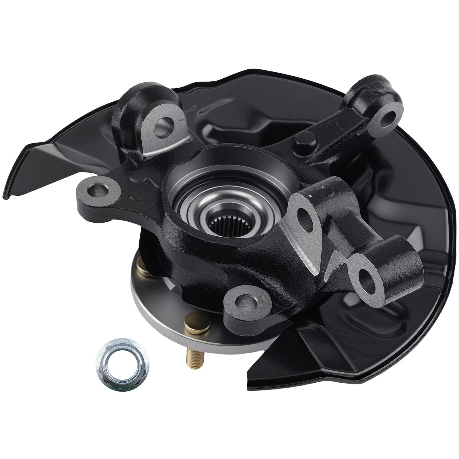 Front LH Steering Knuckle + Wheel Hub Bearing for Toyota Corolla (2003–2008) 698389