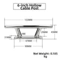 Heavy Duty Marine Mooring Bollard Cleat for Dock Post (316 Stainless Steel)
