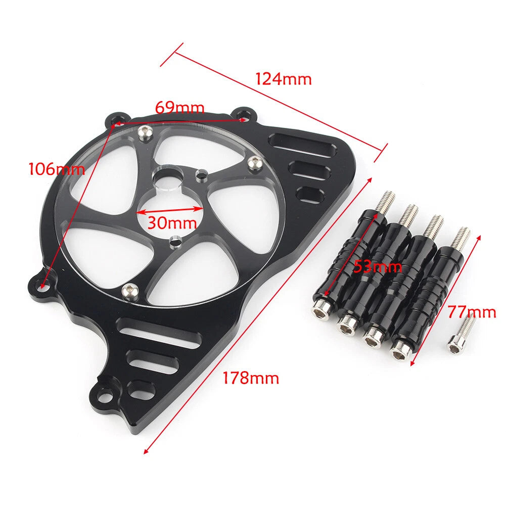 CNC Aluminum Front Sprocket Chain Cover Guard for Kawasaki Z1000 (2010–2017)