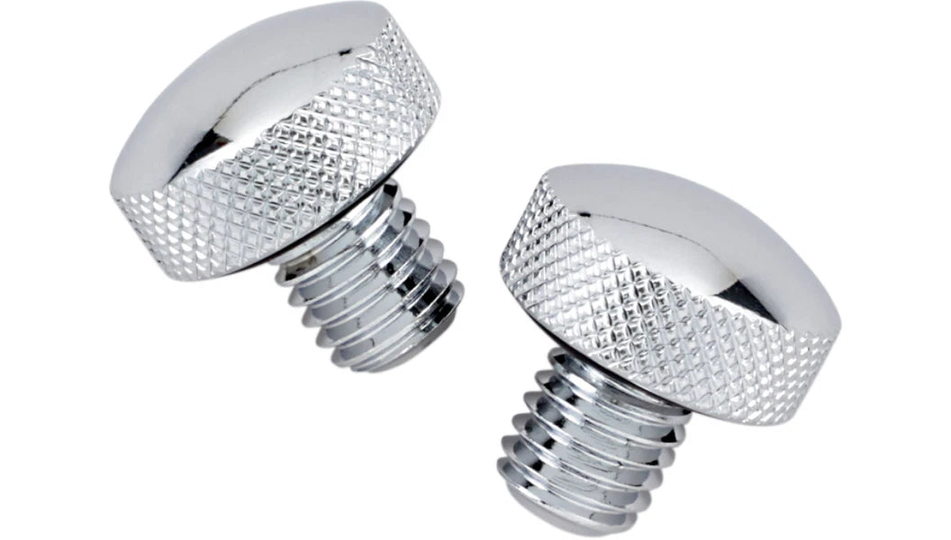 Chrome Knurled Bolt Kit for Harley Davidson Softail