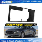 Carbon Fiber Console Gear Shift Panel Cover for Mazda 3 Axela (2020–2024)