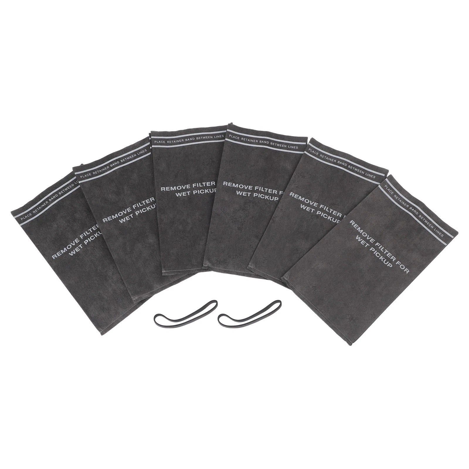 Set of 6 Filter Bags for 2.5 Gallon Vacuum WS0400SS