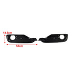 Closed Grid Front Bumper Fog Light Grille for BMW F30 F80 (2012–2019)