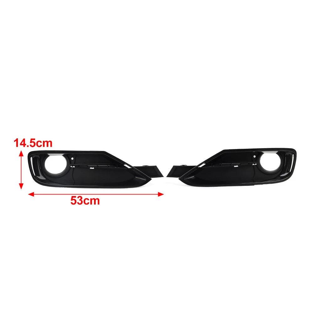 Closed Grid Front Bumper Fog Light Grille for BMW F30 F80 (2012–2019)