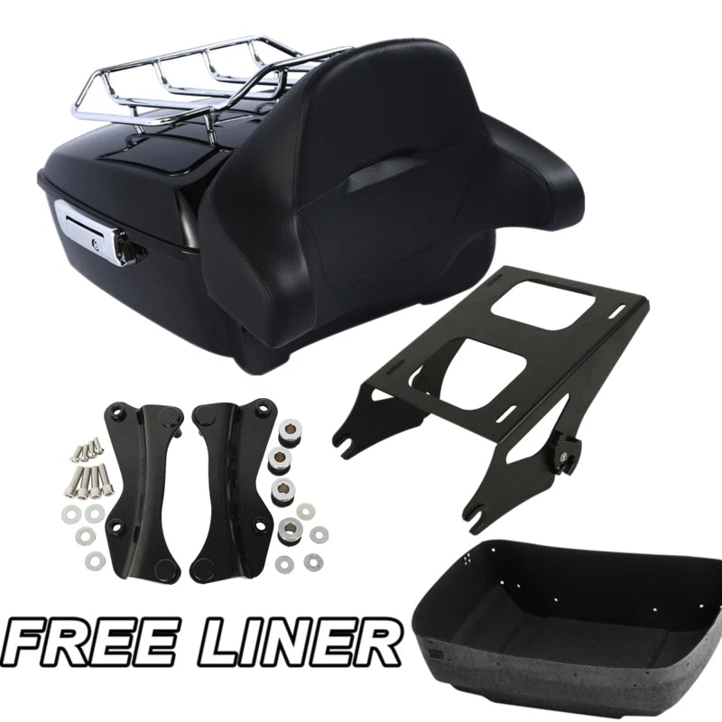 Trunk Backrest Mount Rack for Harley Touring Road Glide (2014–2023)