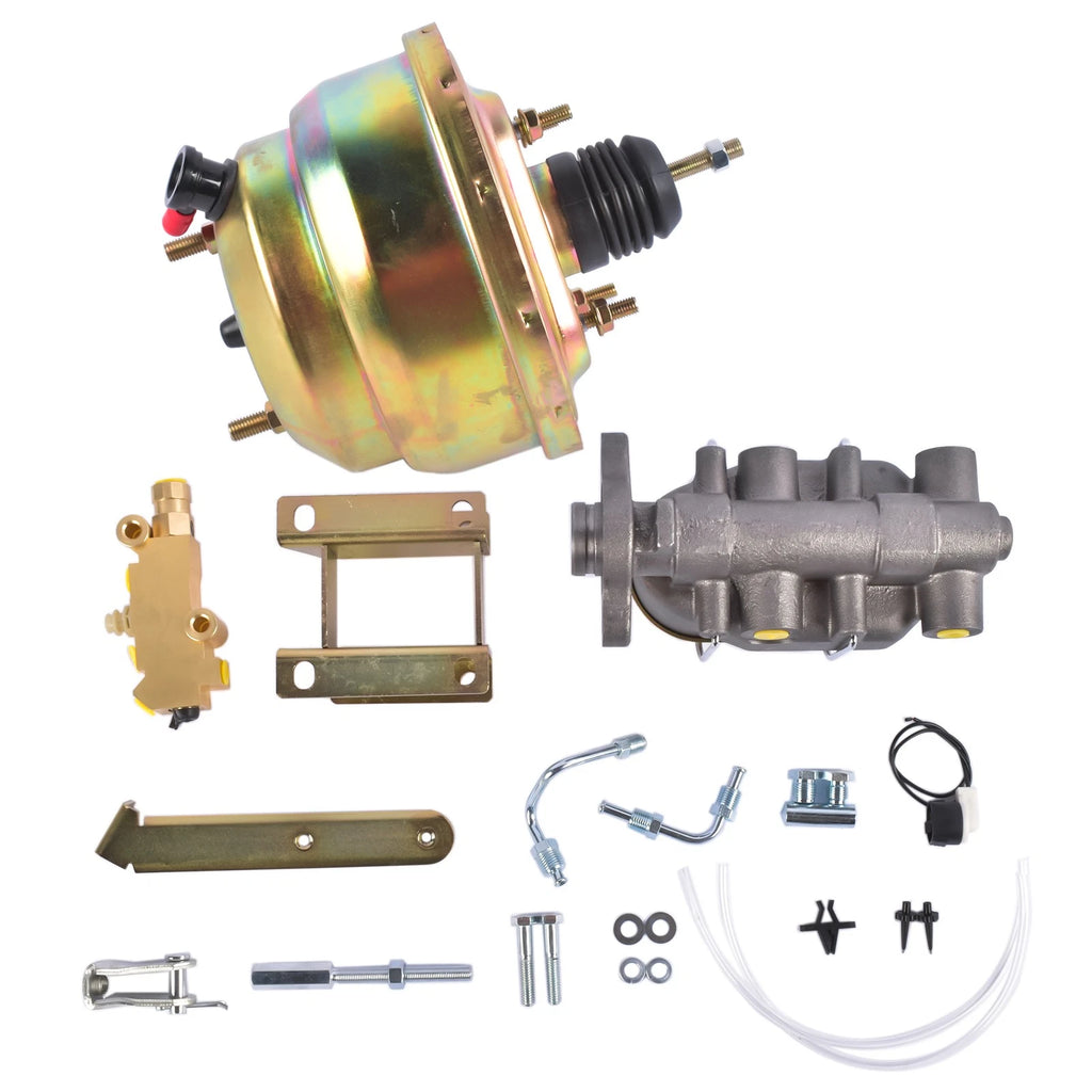 Front Power Disc Brake Conversion Kit with Drilled Rotors for Two-Ten Series