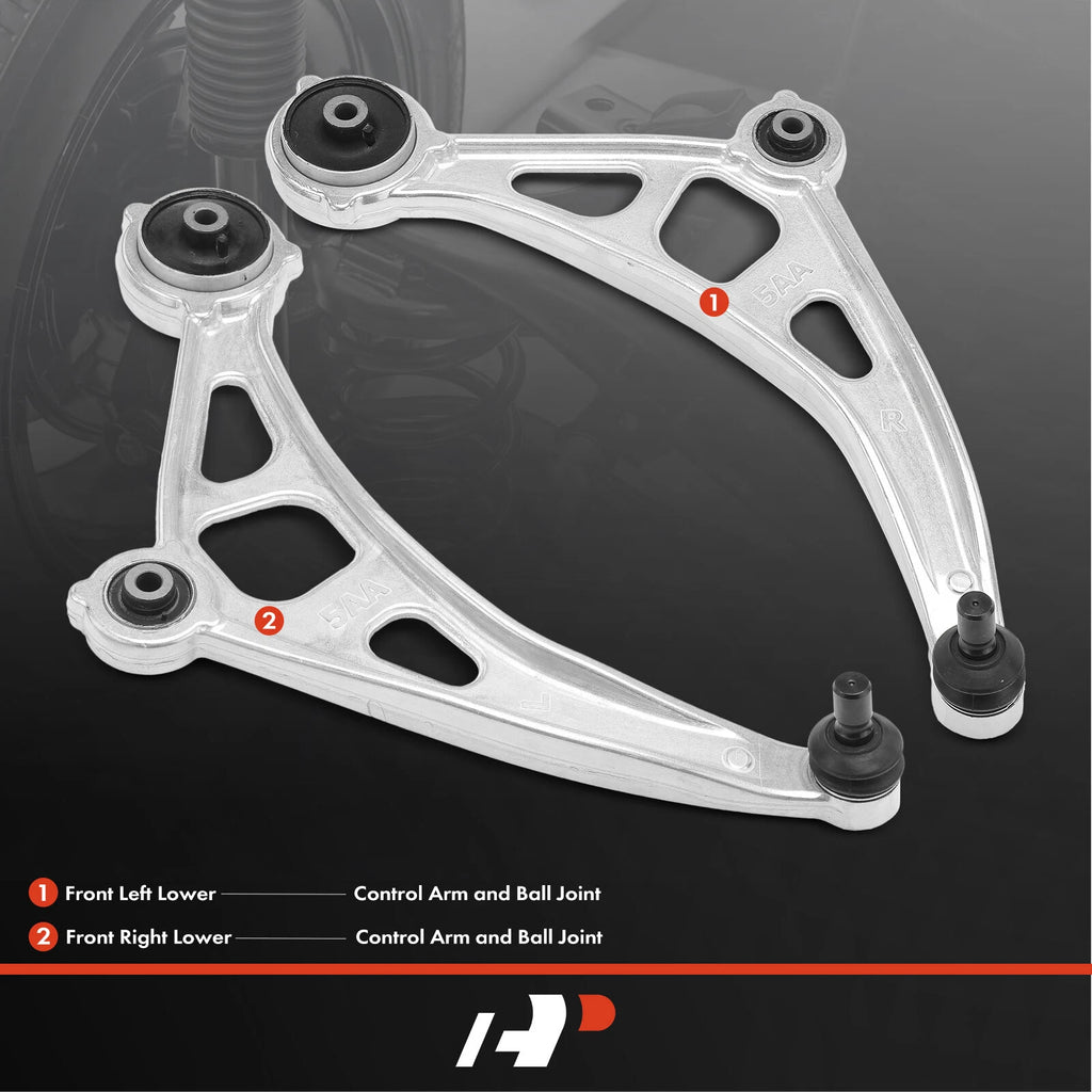 2X Front Lower Control Arm Ball Joint for Nissan Murano (2015-2022)
