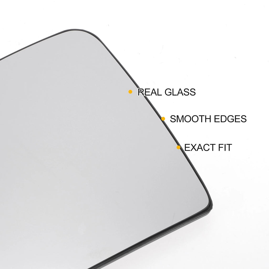 Left Upper White Mirror Glass for Ford Transit (2002–2009)