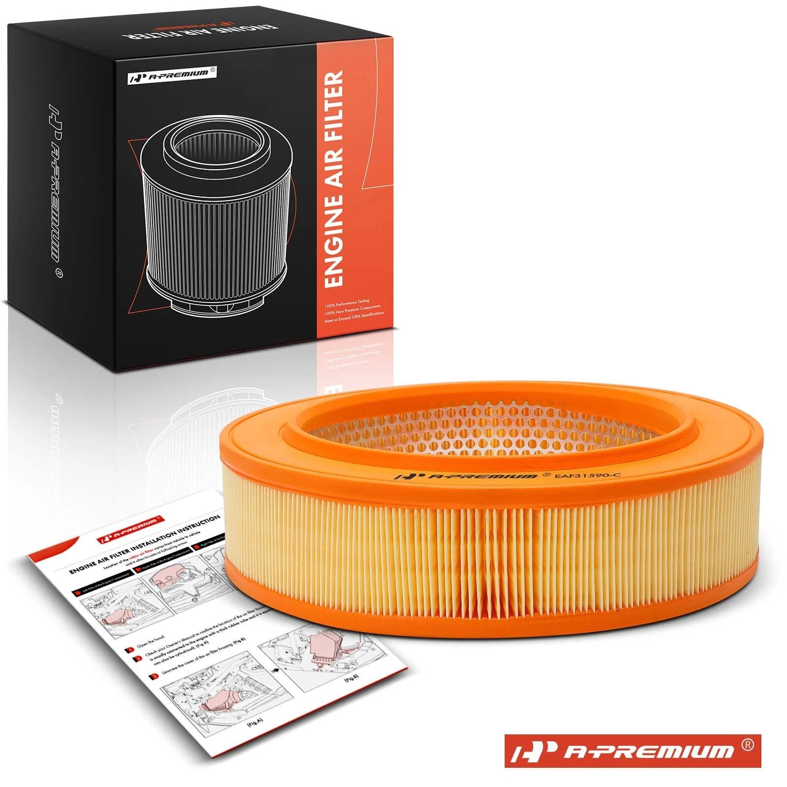 Engine Air Filter for Mercedes-Benz 240D, 300CD, 300D (1976–1983)