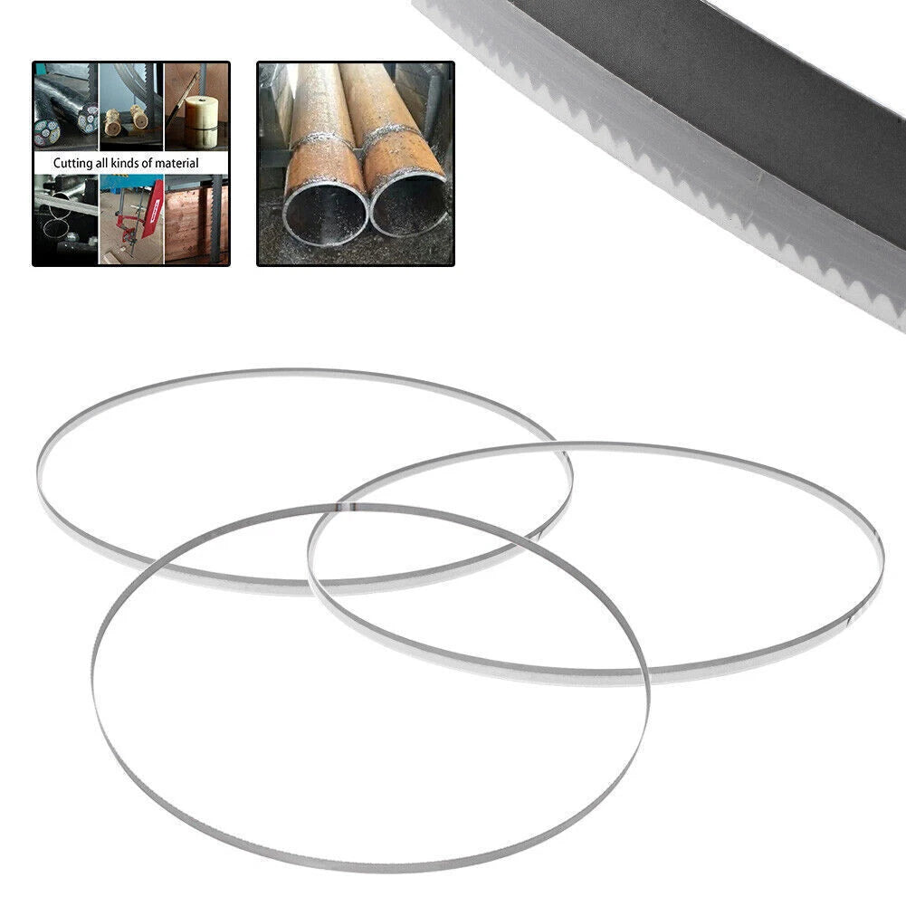 3X Band Saw Blades 64.5"x 1/2"x0.25" 10/14TPI M42 Bi-metal for Wood Metal