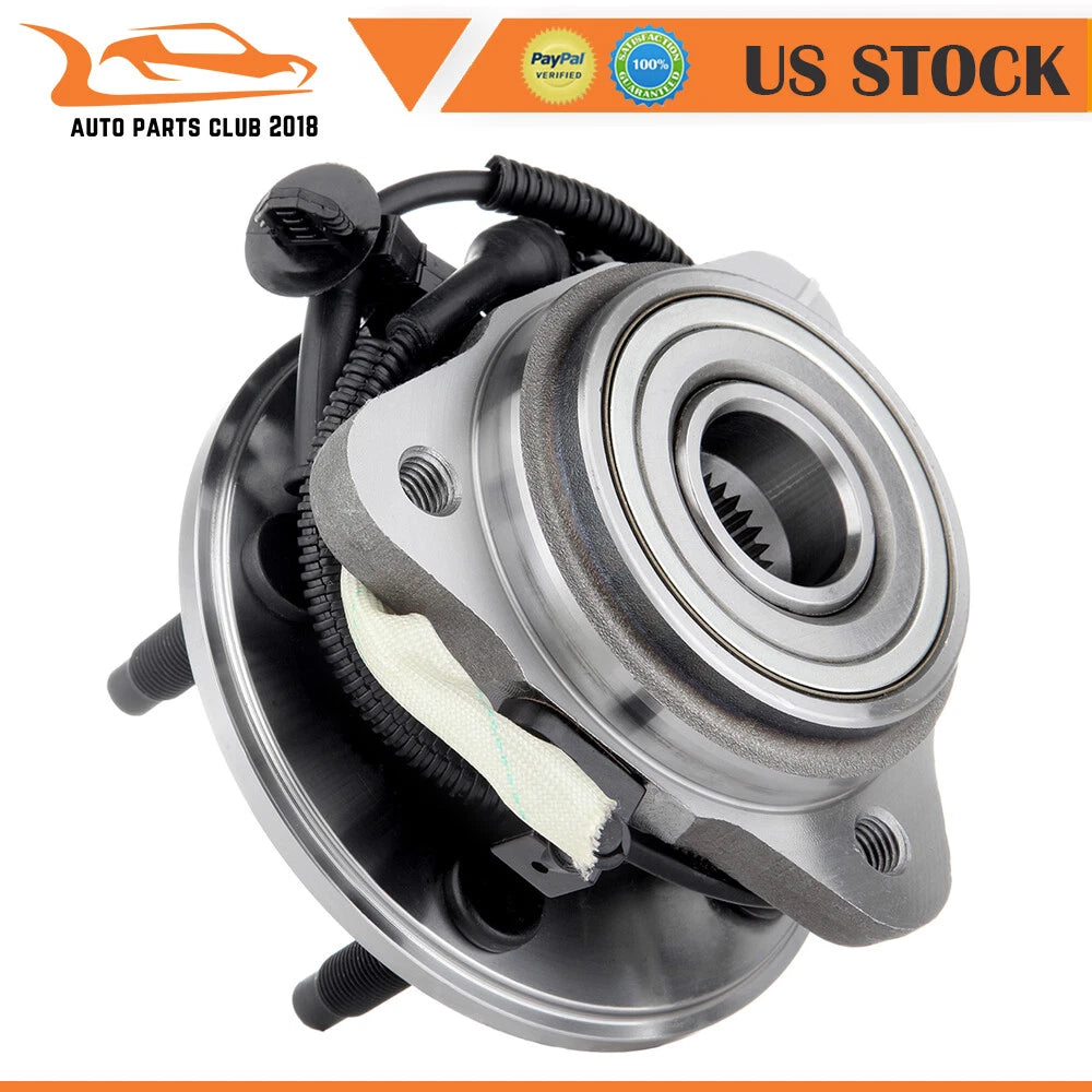 2 Front Wheel Hub Bearing Assembly for Ford Ranger, Mazda B3000, B4000 (w/ ABS, 4WD)
