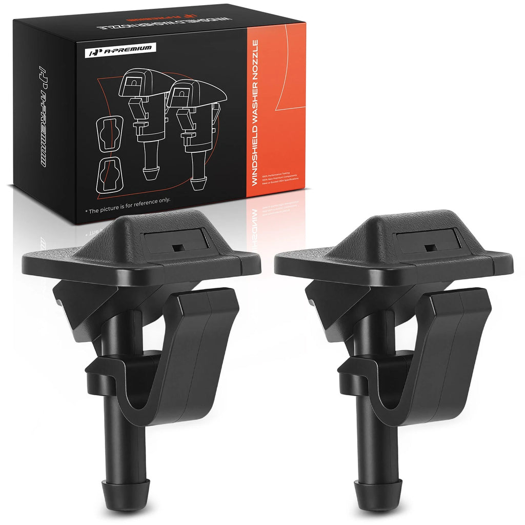 2X Front Windshield Washer Nozzle Jet for Jeep Wrangler JK (2007–2018)