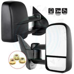 2X Manual Tow Mirrors for Chevy Silverado Sierra 1500 2500HD (2007–2013)