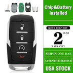 Smart Keyless Remote Key Fob for RAM 1500 (2019–2022) OHT-4882056 4BTN