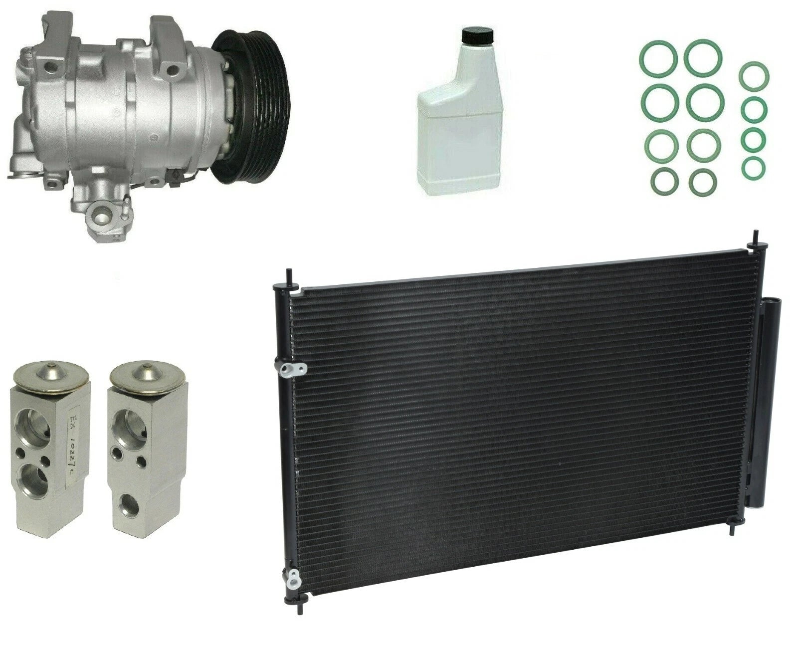 AC Compressor Kit Replacement With Condenser for Nissan Xterra (2005–2010)