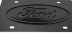 3D Front Ford Oval Emblem License Plate Logo for Black (2015–2025)