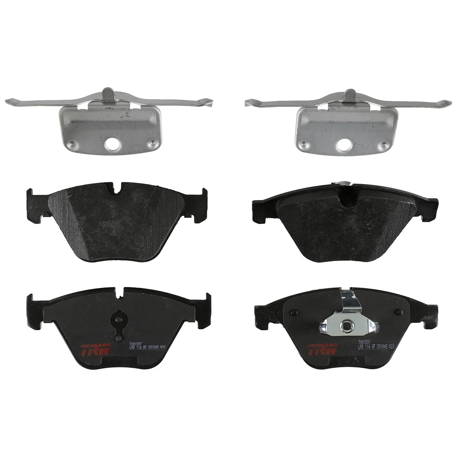 Set of 4 Disc Brake Pads for BMW 535i xDrive (2011–2016)