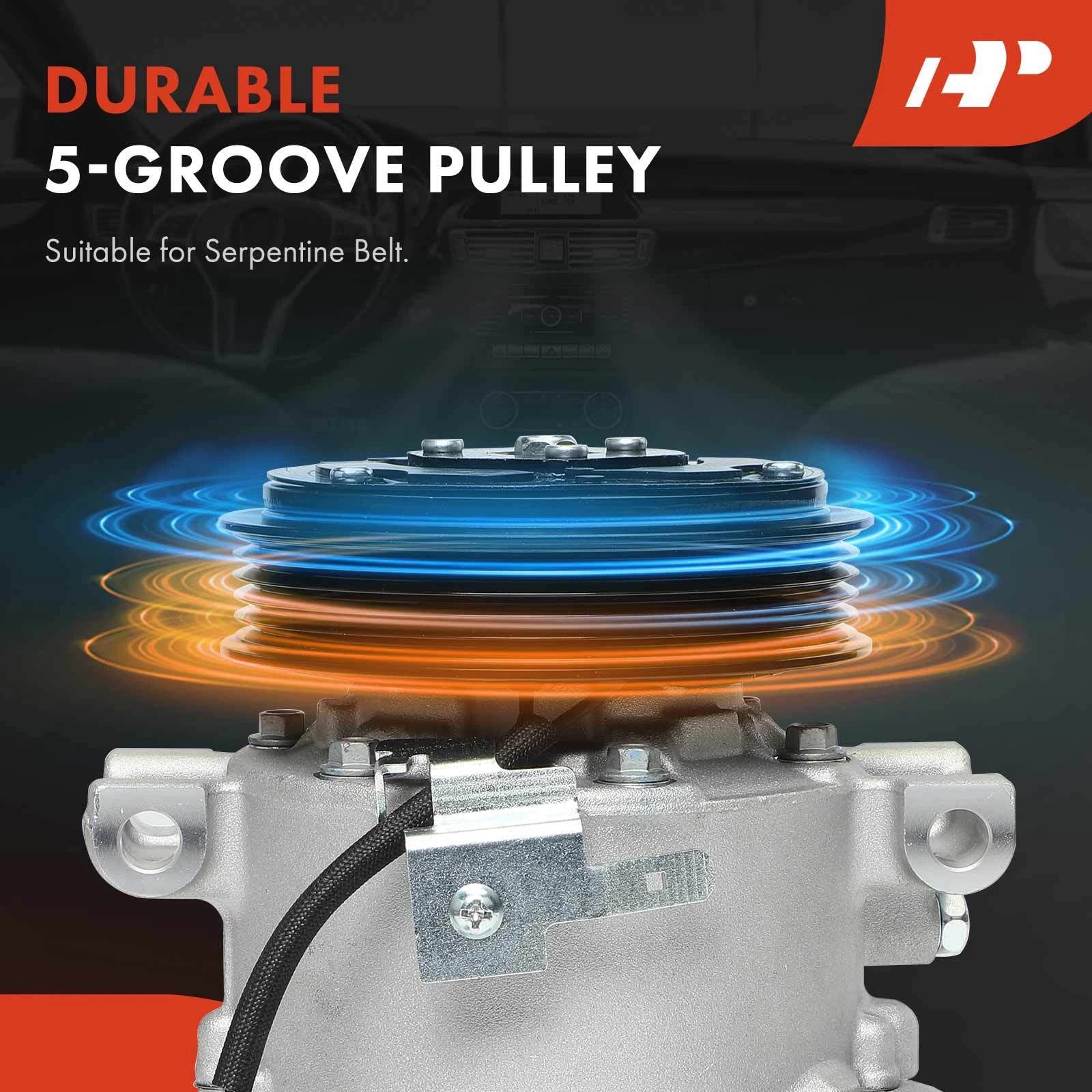A/C Compressor with Clutch for Jeep Renegade (2020-2023)